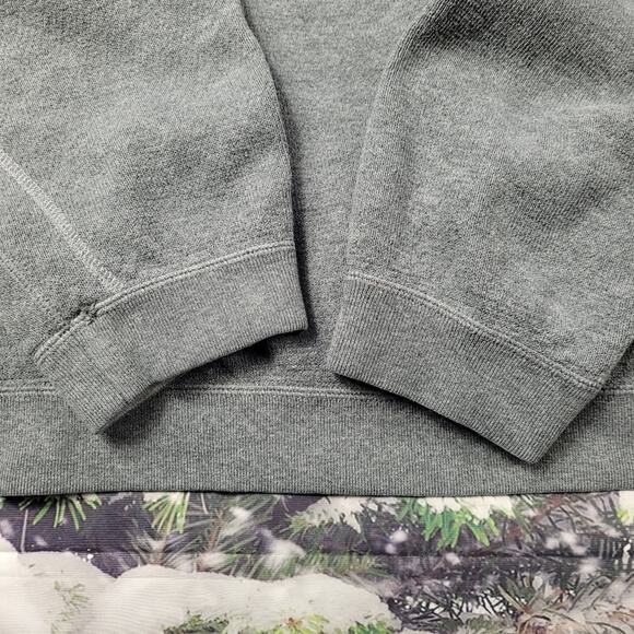 Tommy Bahama Gray Oversized Heavyweight 1/4 Zip Sweatshirt size XL - Picture 9 of 10